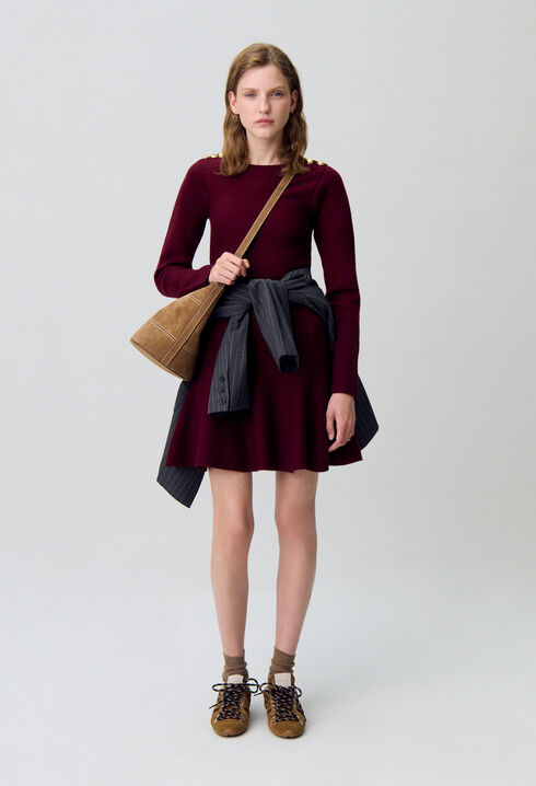 Robe maille patineuse