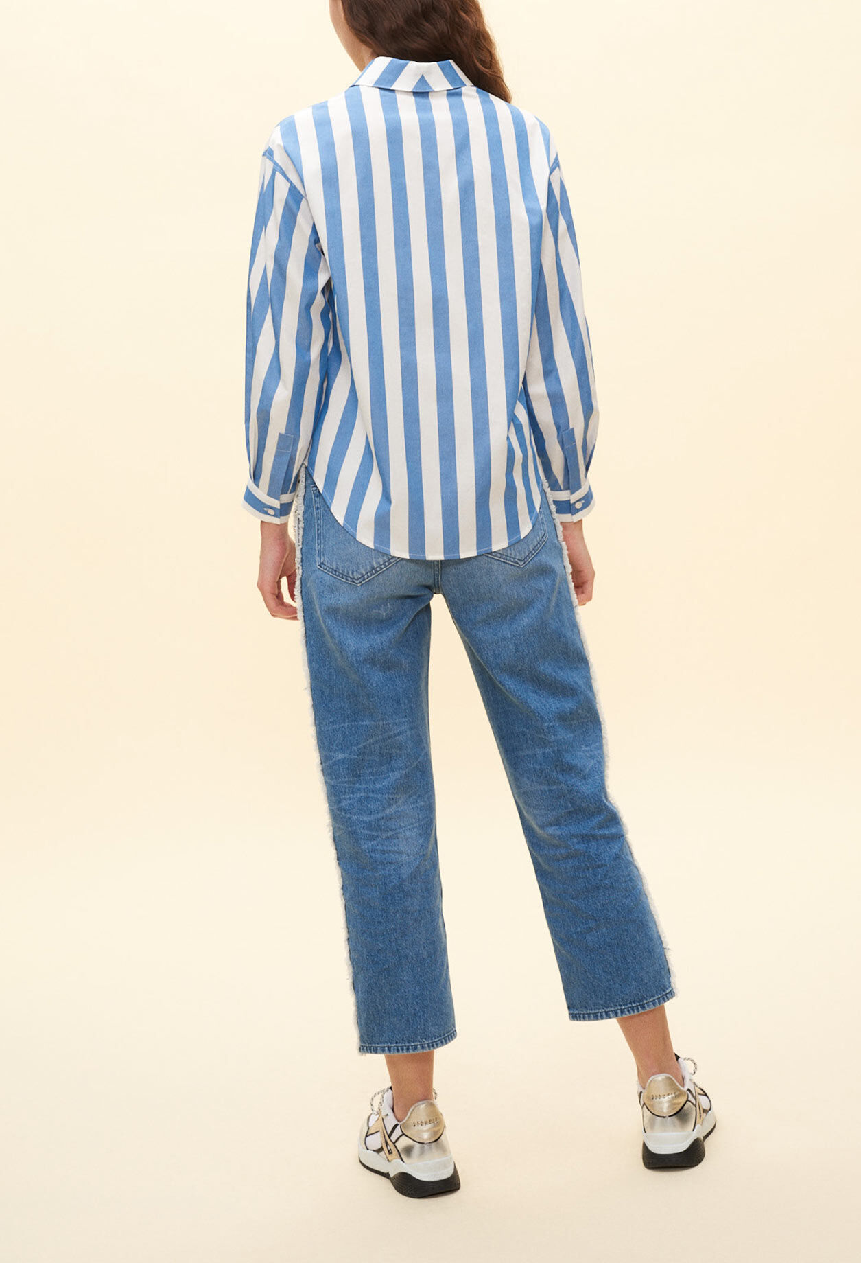 Gestreiftes Loose-Fit Hemd