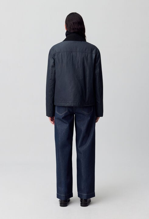 Parka courte cirée