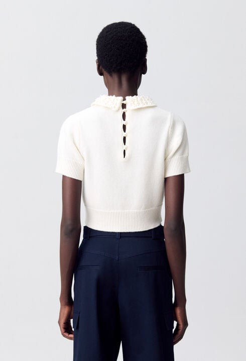 Top maille court