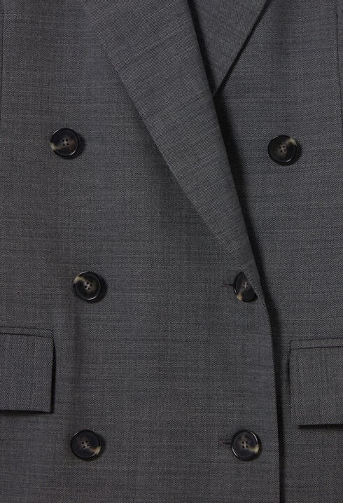 Double-Breasted Tailored Blazer