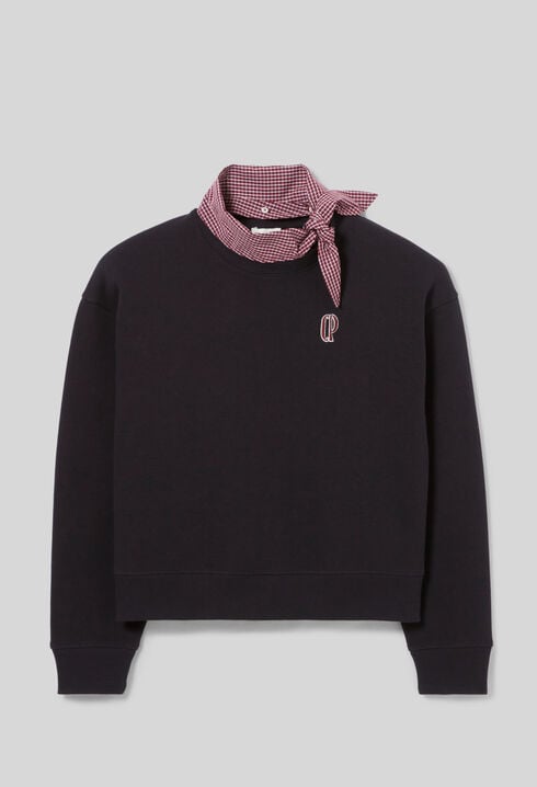 Sweatshirt col foulard