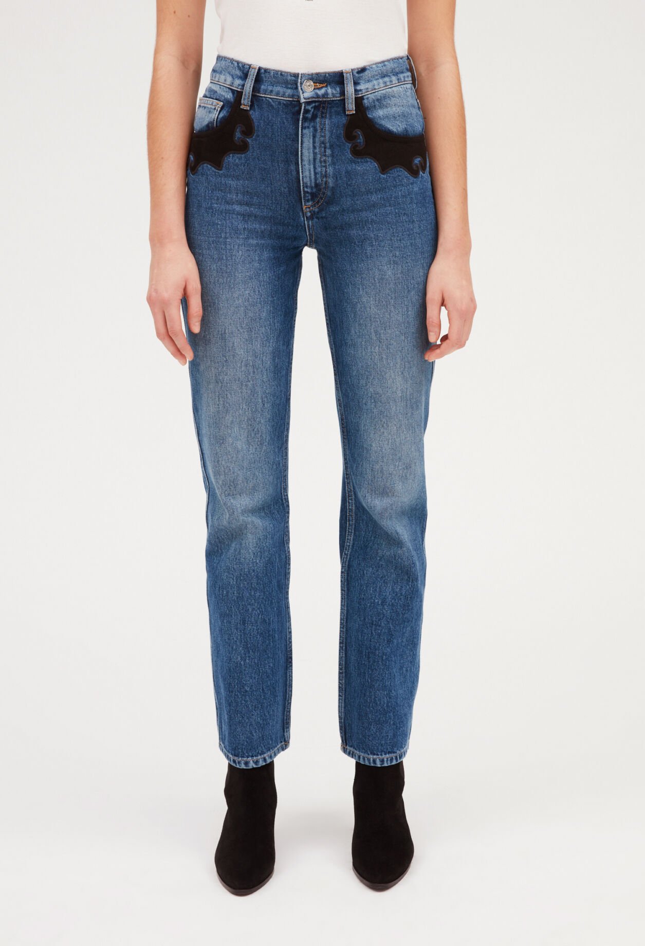 Jean mid-blue western
