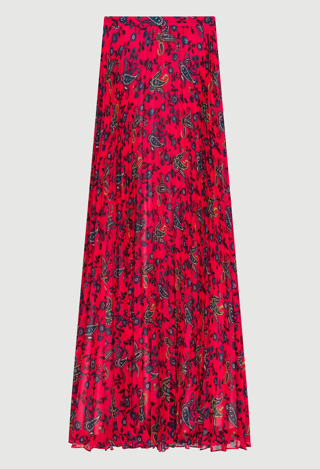 Paisley print maxi skirt