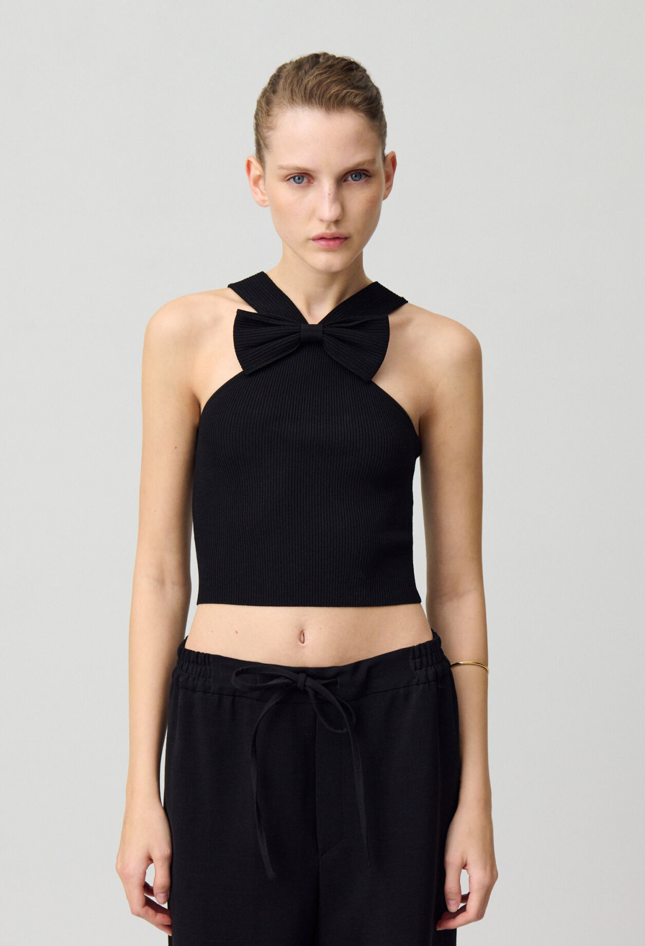 Top fine maille noeud