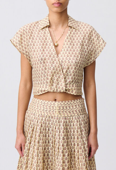 Chemise fluide courte
