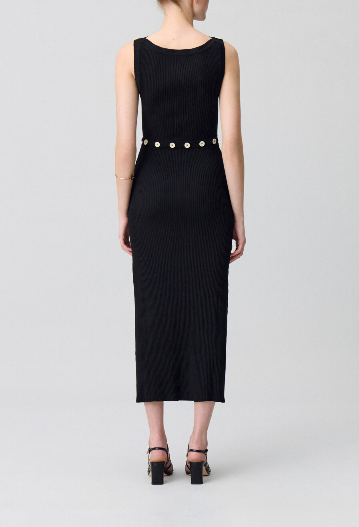 Mid-length knitted dress