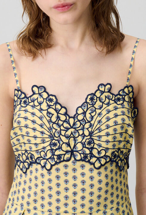 Robe longue d&eacute;collet&eacute;e