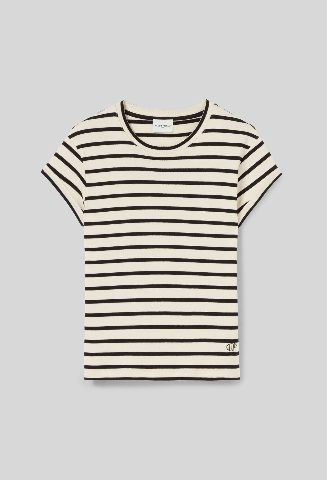 Gestreiftes Kurzarm-T-Shirt