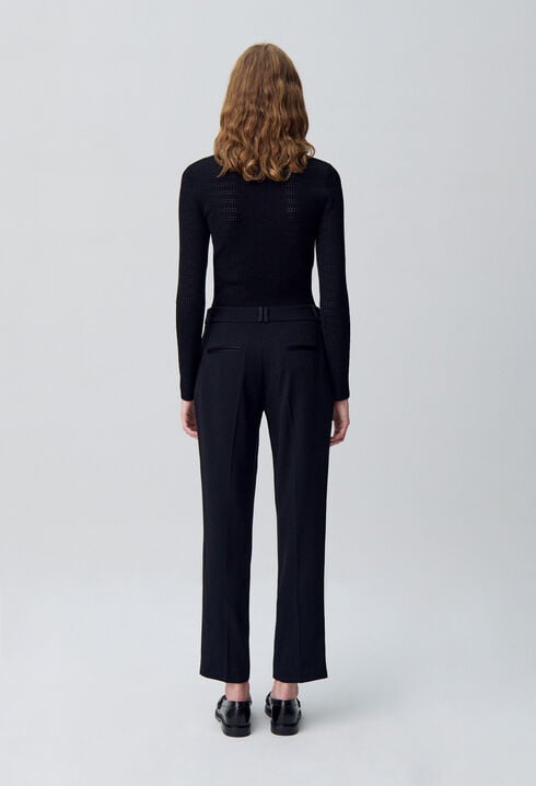 Pantalon tailleur cigarette