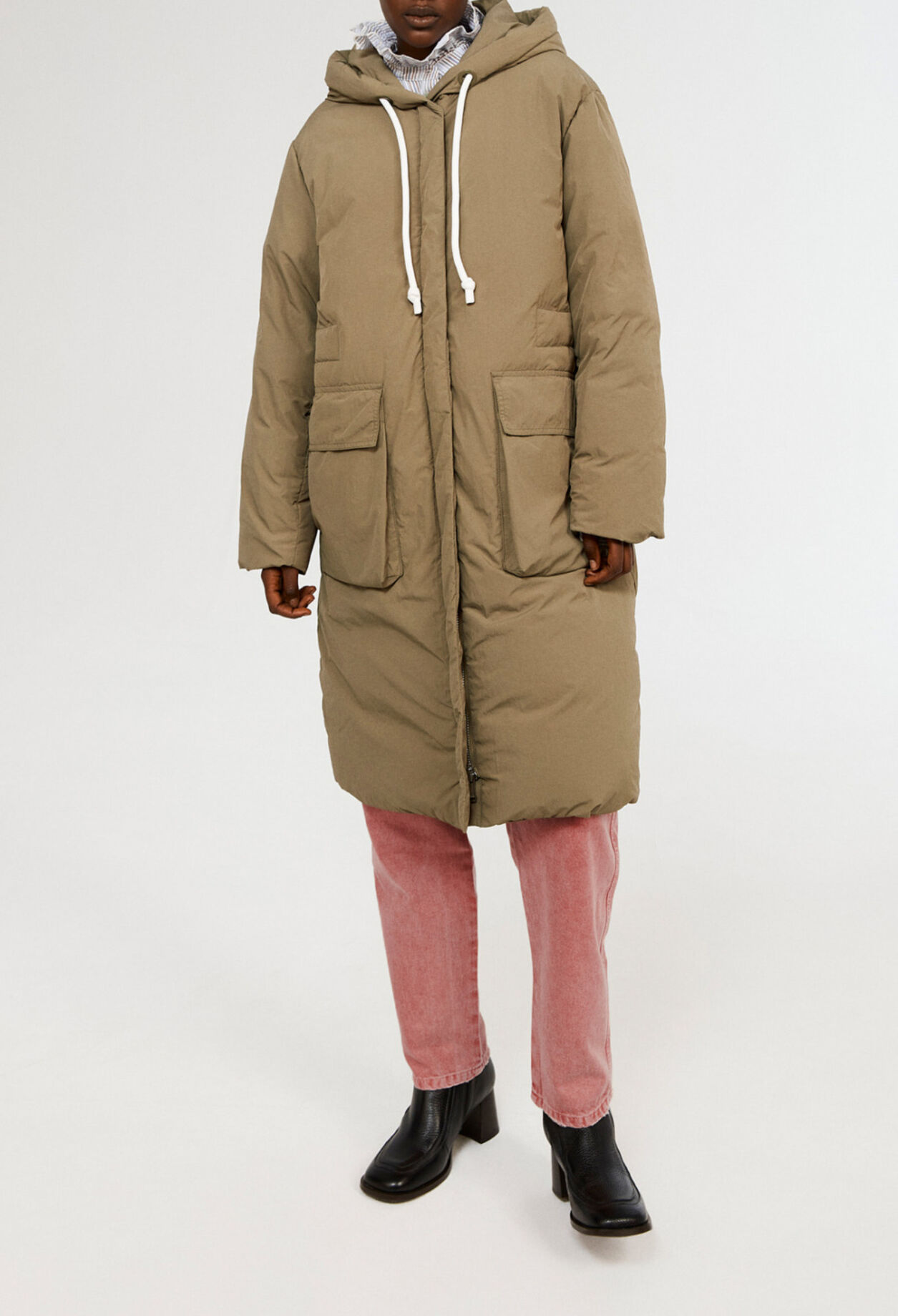 Langer Parka  Öko-Daunen