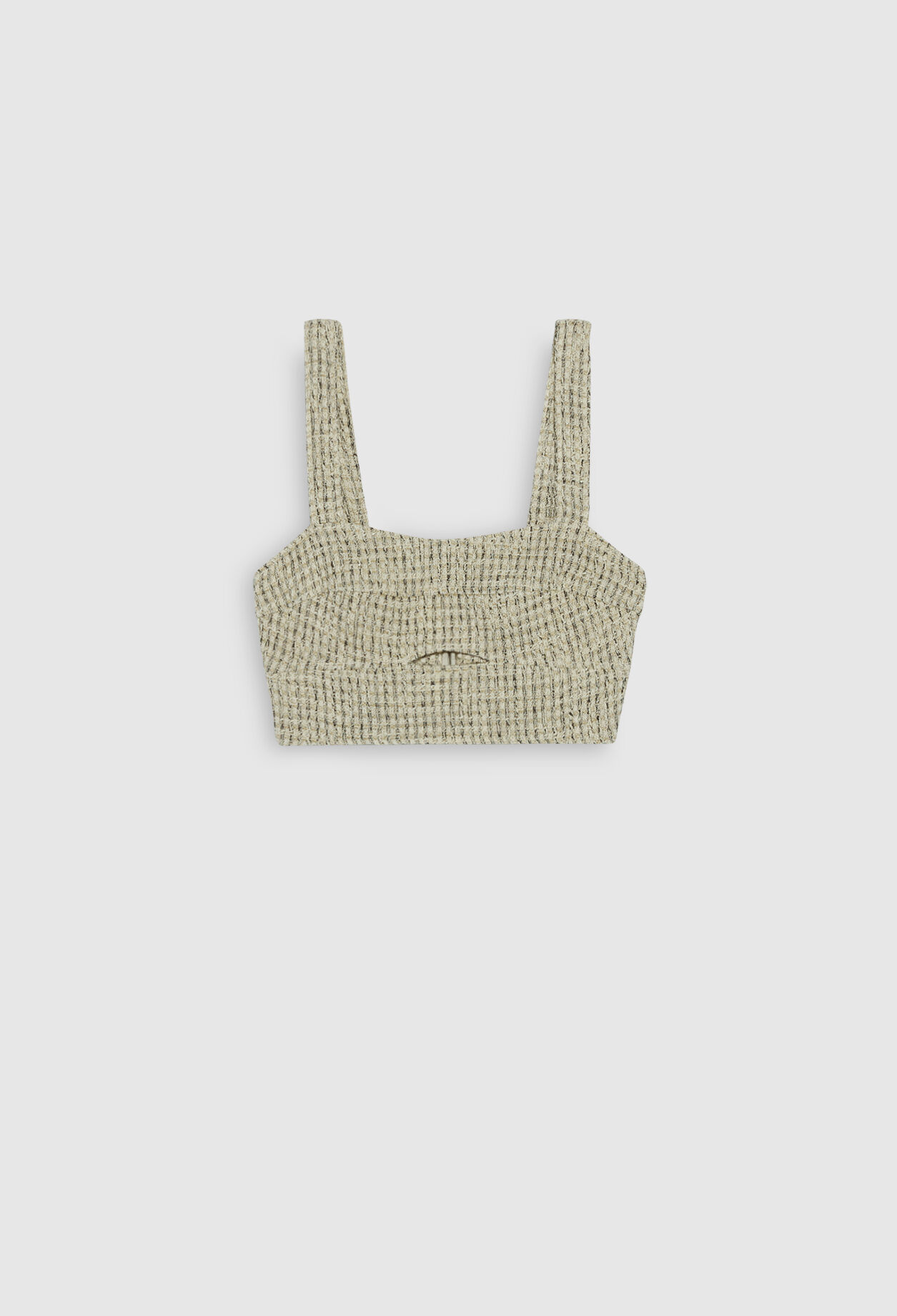 Crop top with panels