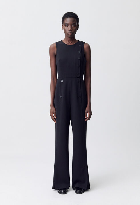 Sleeveless Long Jumpsuit