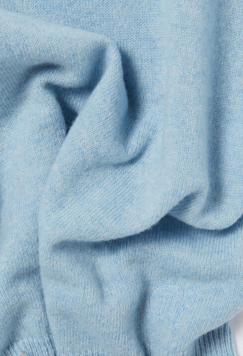 Wool jumper with high neck