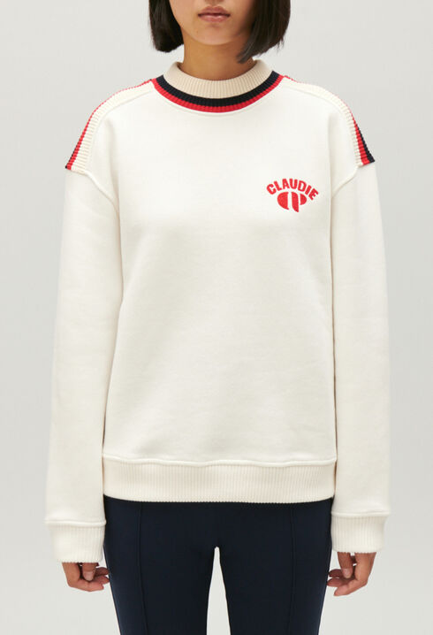 Zweifarbiges Sweatshirt