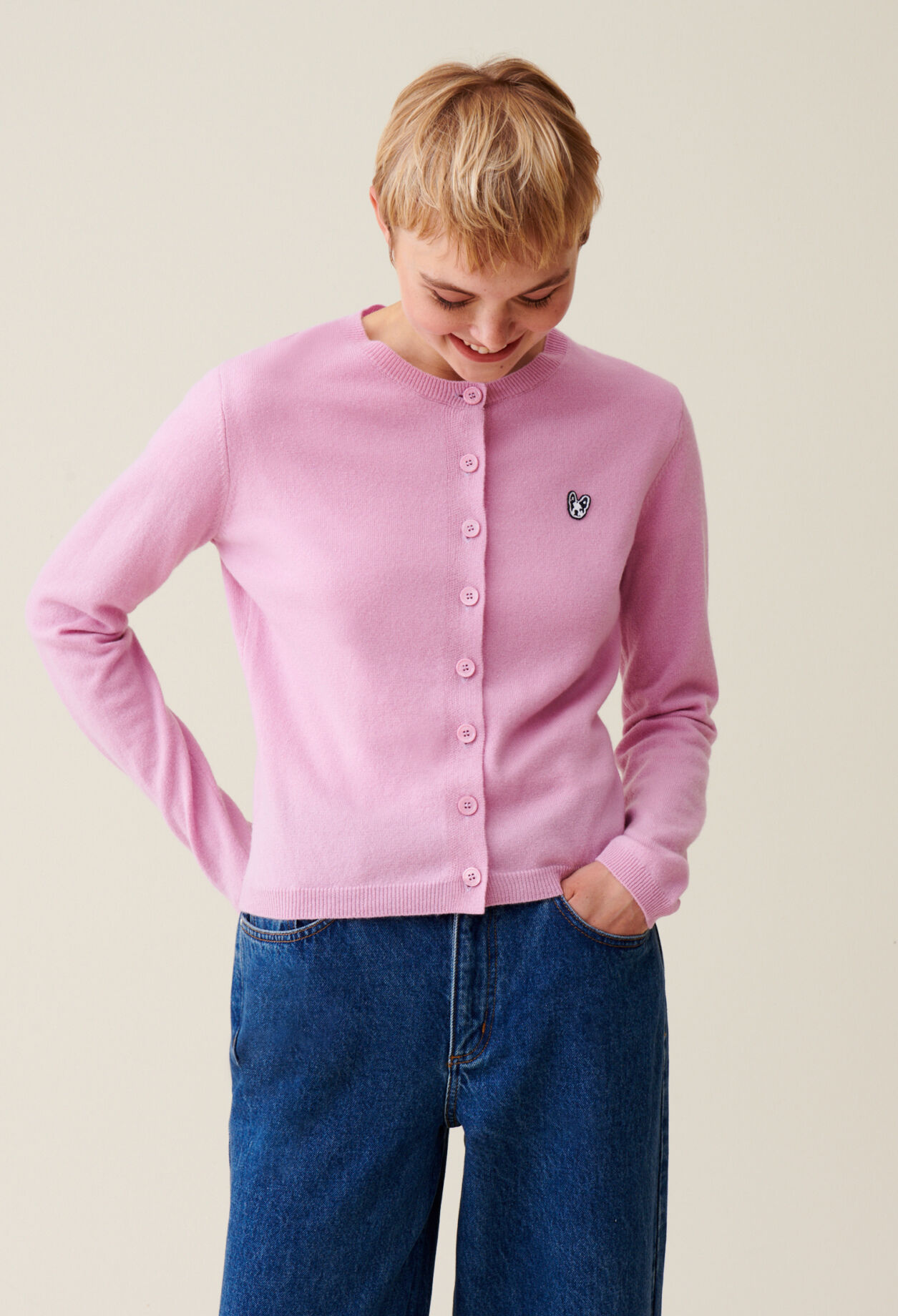 Jean Toto Wollcardigan
