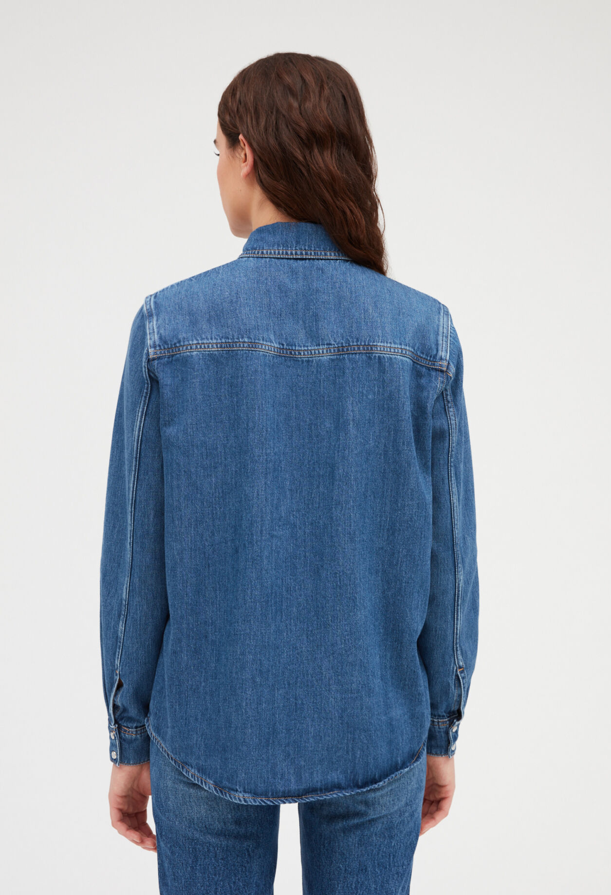 Jeanshemd in Mid Blue