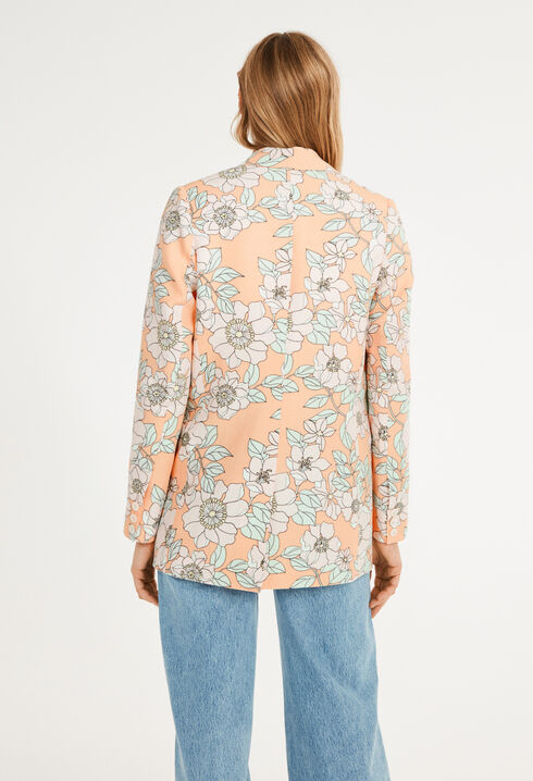 Jacke mit Druckmuster