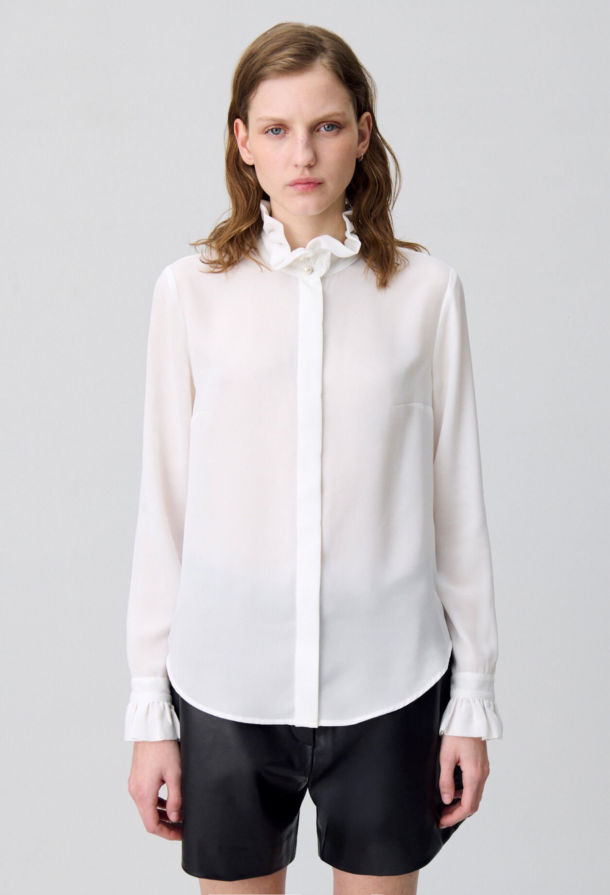 Victorian collar blouse