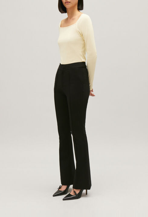 Black suit trousers