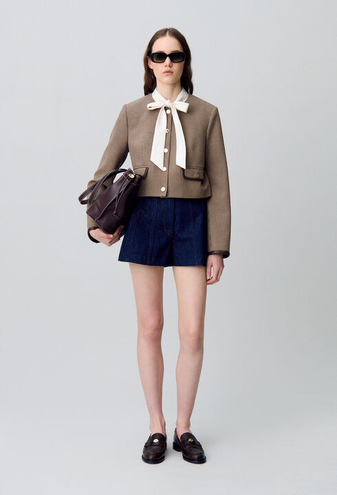 Cropped Boxy Jacket