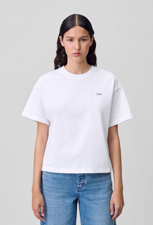 Weites Baumwoll-T-Shirt