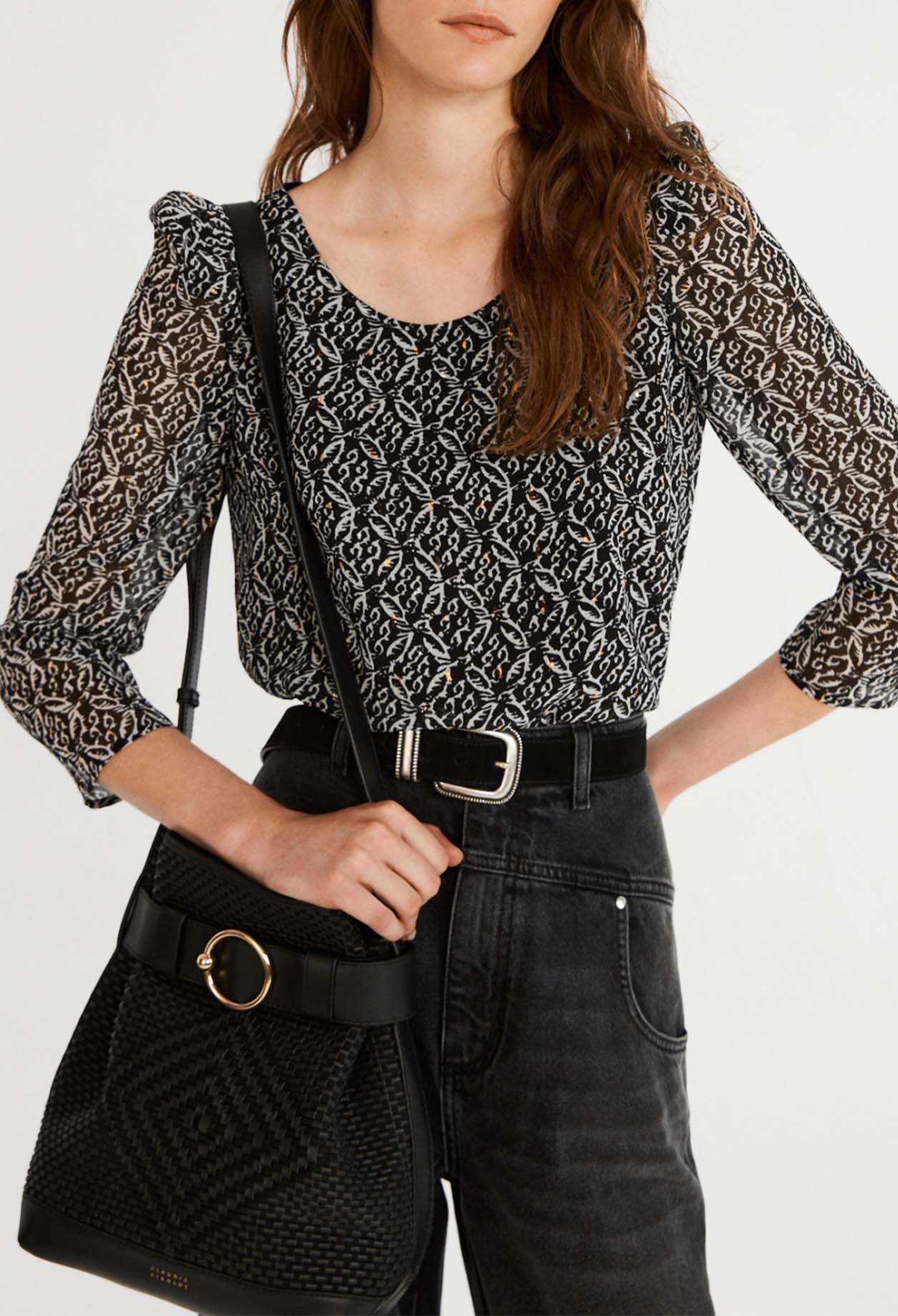 Blouse Banc fluide