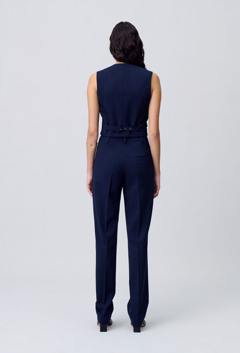 Pantalon tailleur cigarette