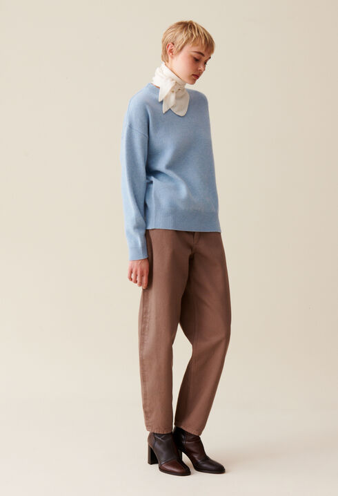 Pull cachemire broderie CP