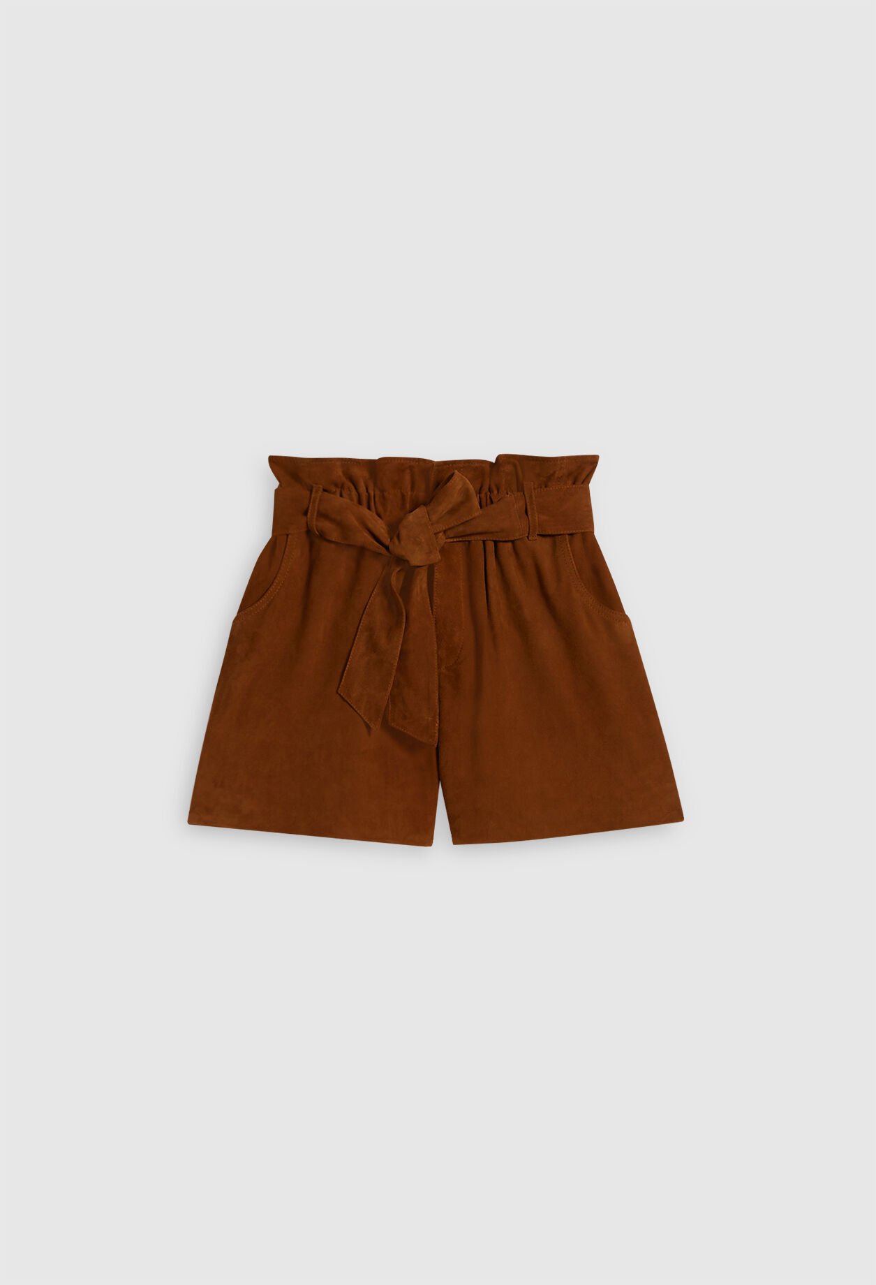 Suede shorts