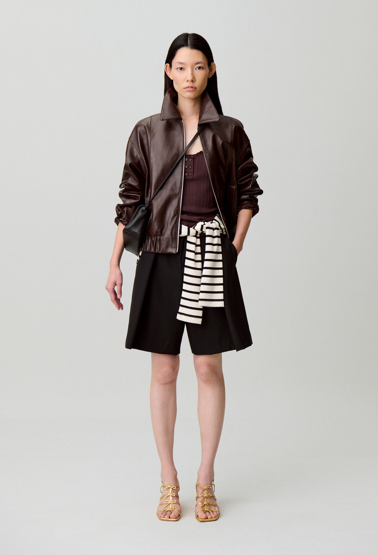 Anzug-Bermuda aus Wollmischung