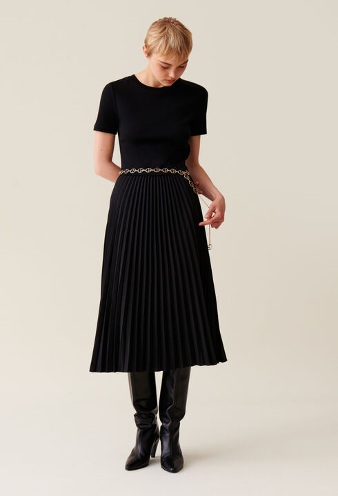 Robe Twist bi-matière