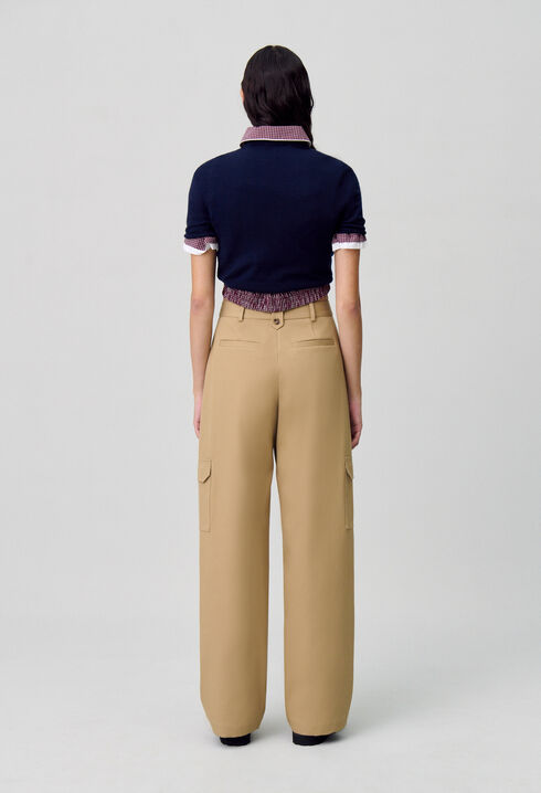 Pantalon cargo droit large