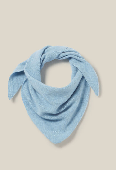 Cashmere knit scarf