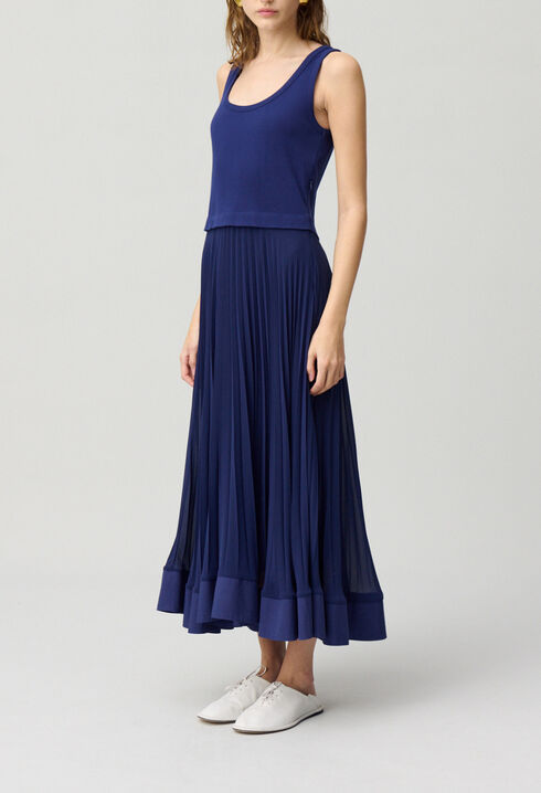 Illusion effect maxi dress
