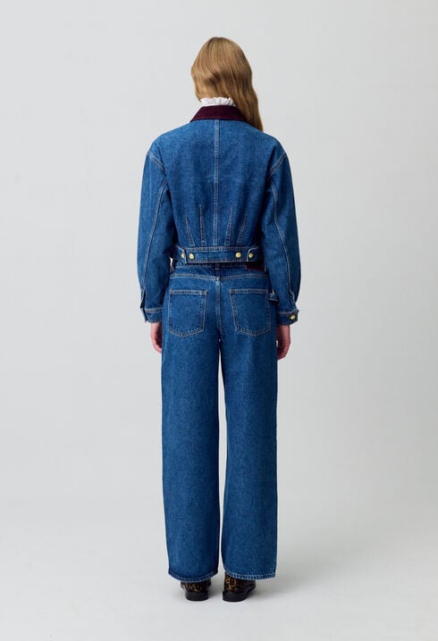 Denim Biker Jacket