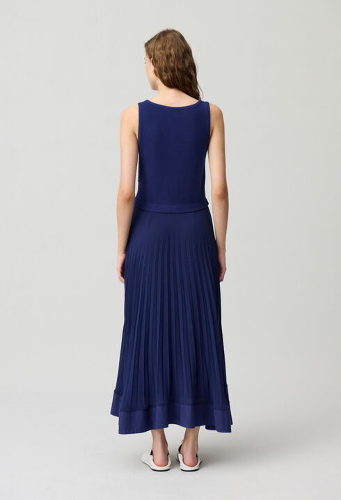 Robe longue trompe l'œil