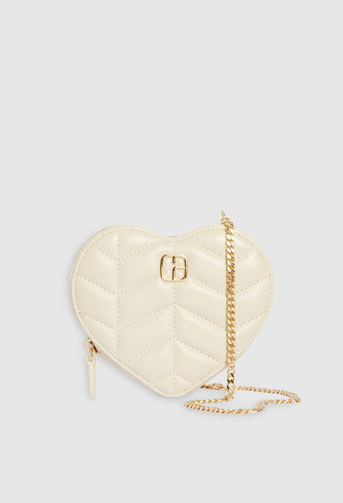 Petit sac coeur cuir