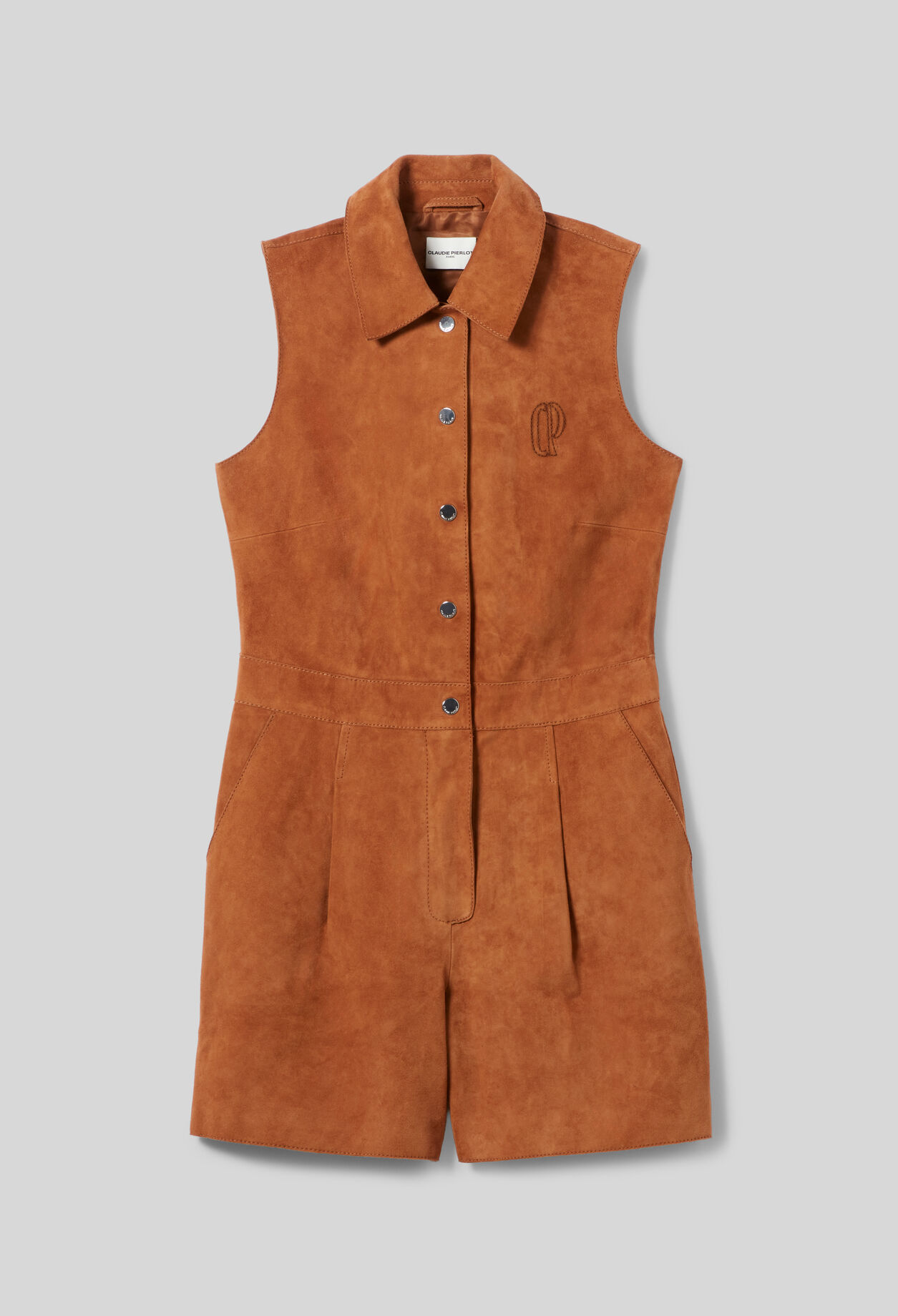 Combinaison cuir sans manches