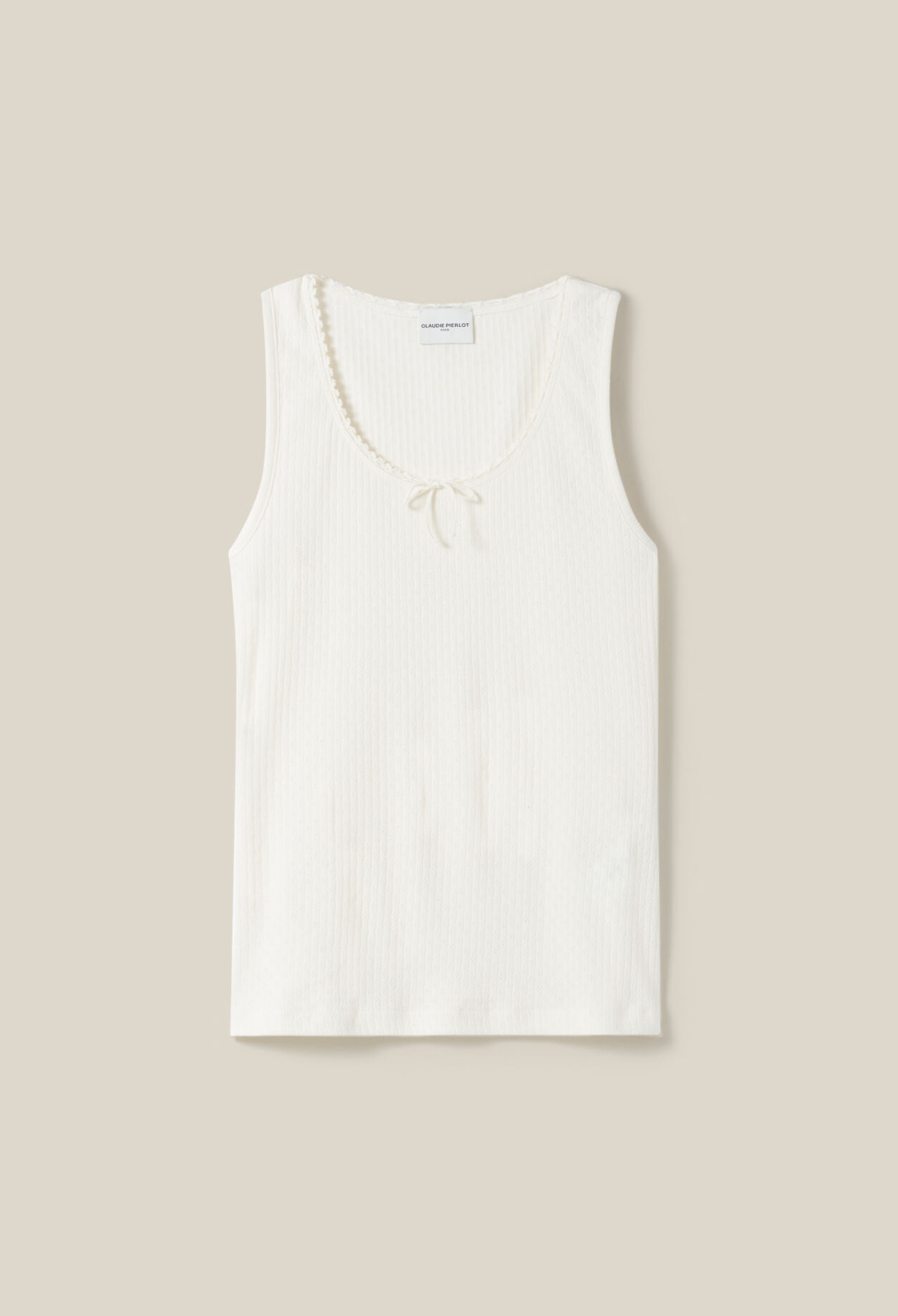 Ecru Lace Tank Top