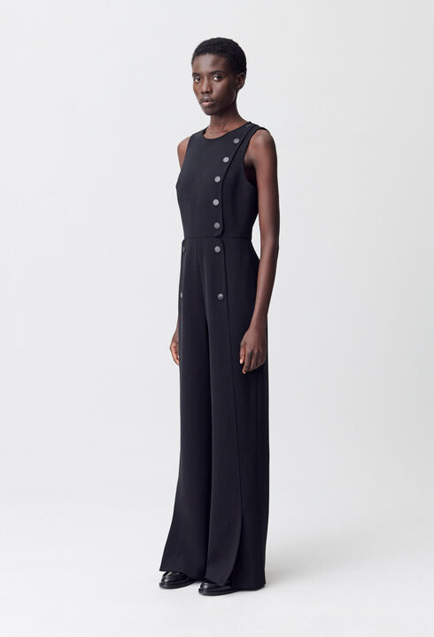 Sleeveless Long Jumpsuit