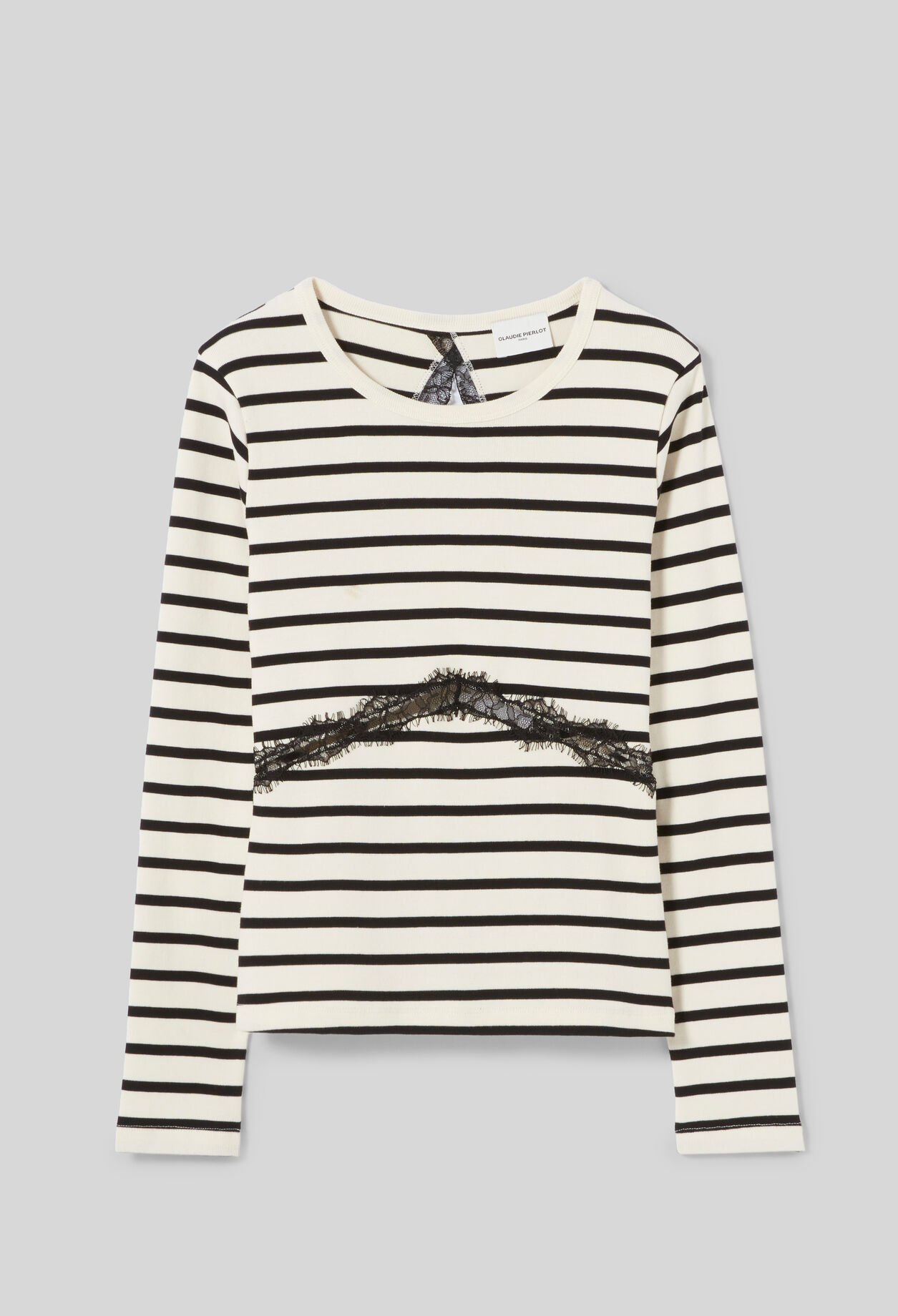 Marini&egrave;re-T-Shirt mit Spitze