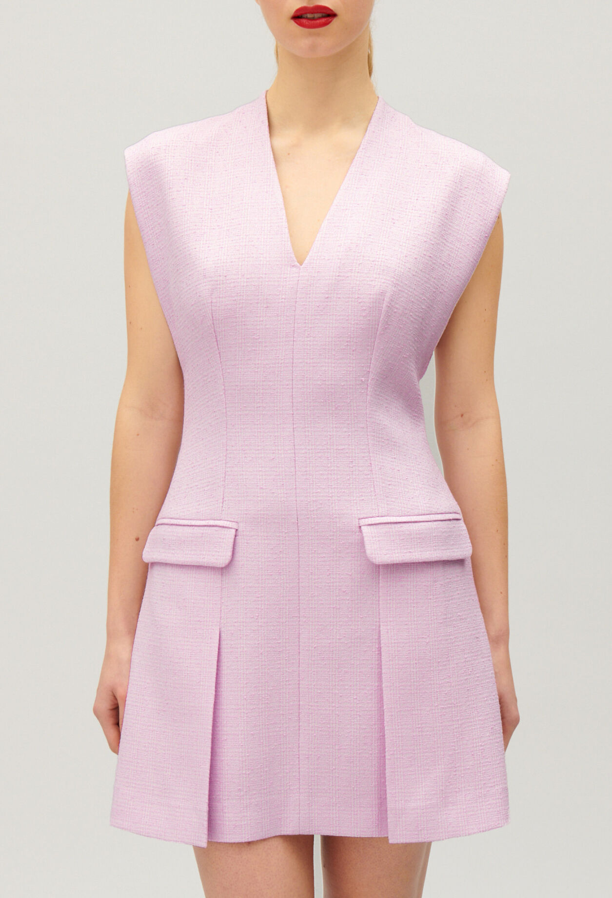 Robe courte tweed