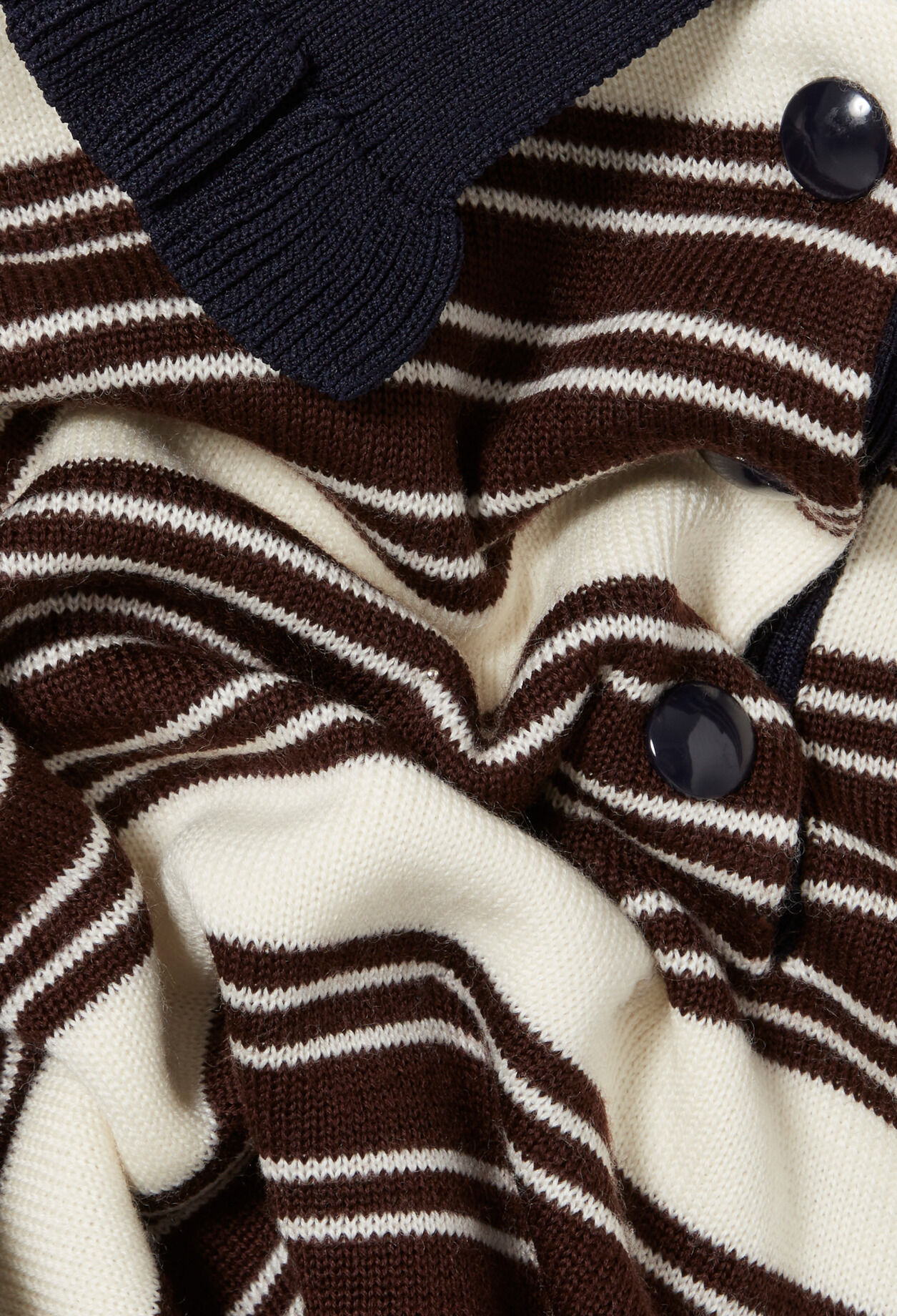 Pull polo large rayures