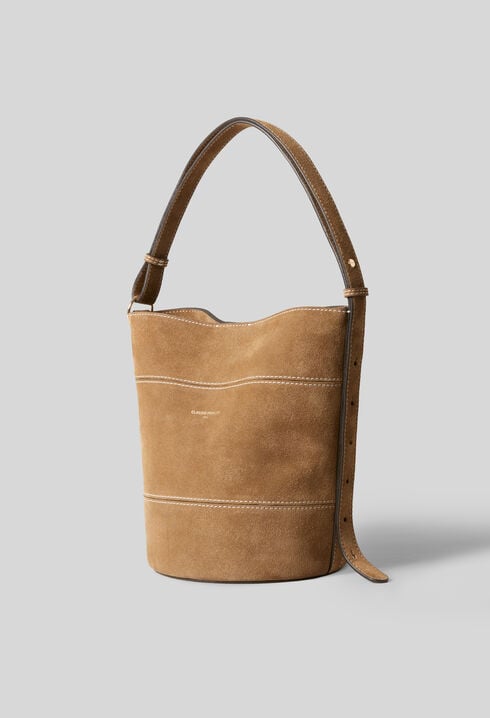 Solveig Suede Bucket Bag