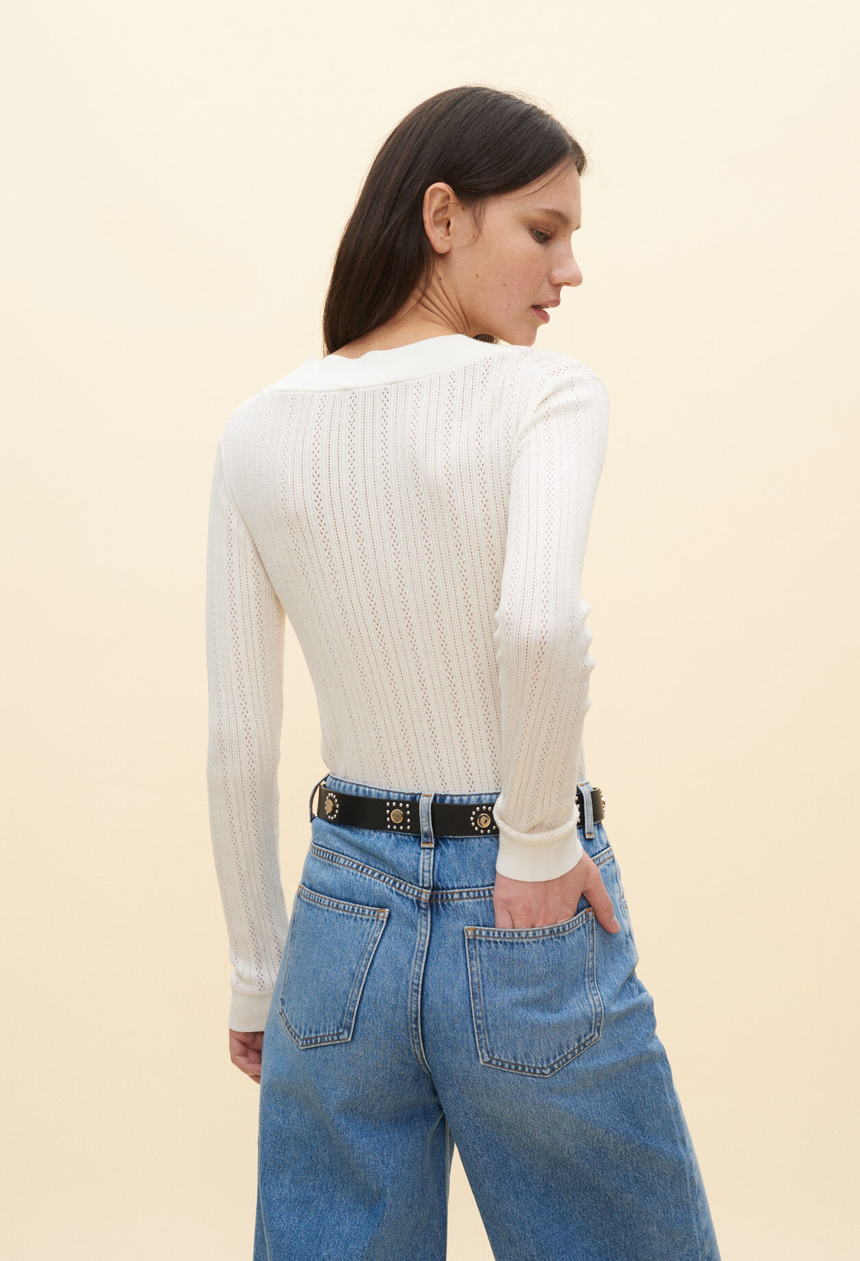 Pullover mit V-Ausschnitt
