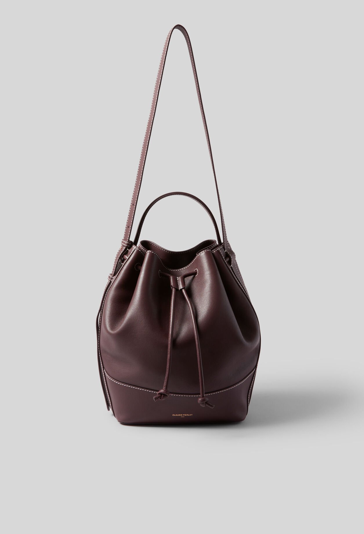 Large Leather Bucket Bag