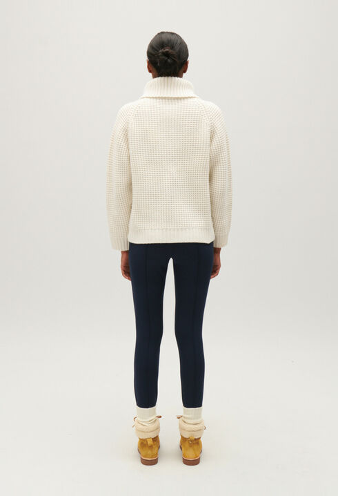 Pull camionneur maille bicolore