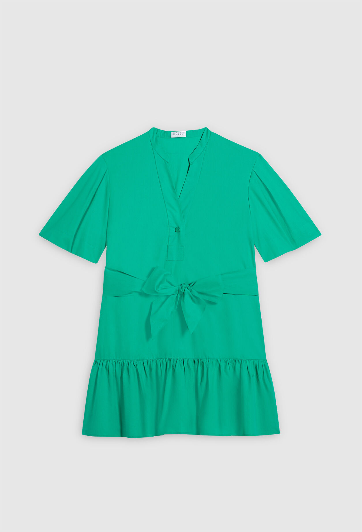 Robe courte en coton biologique