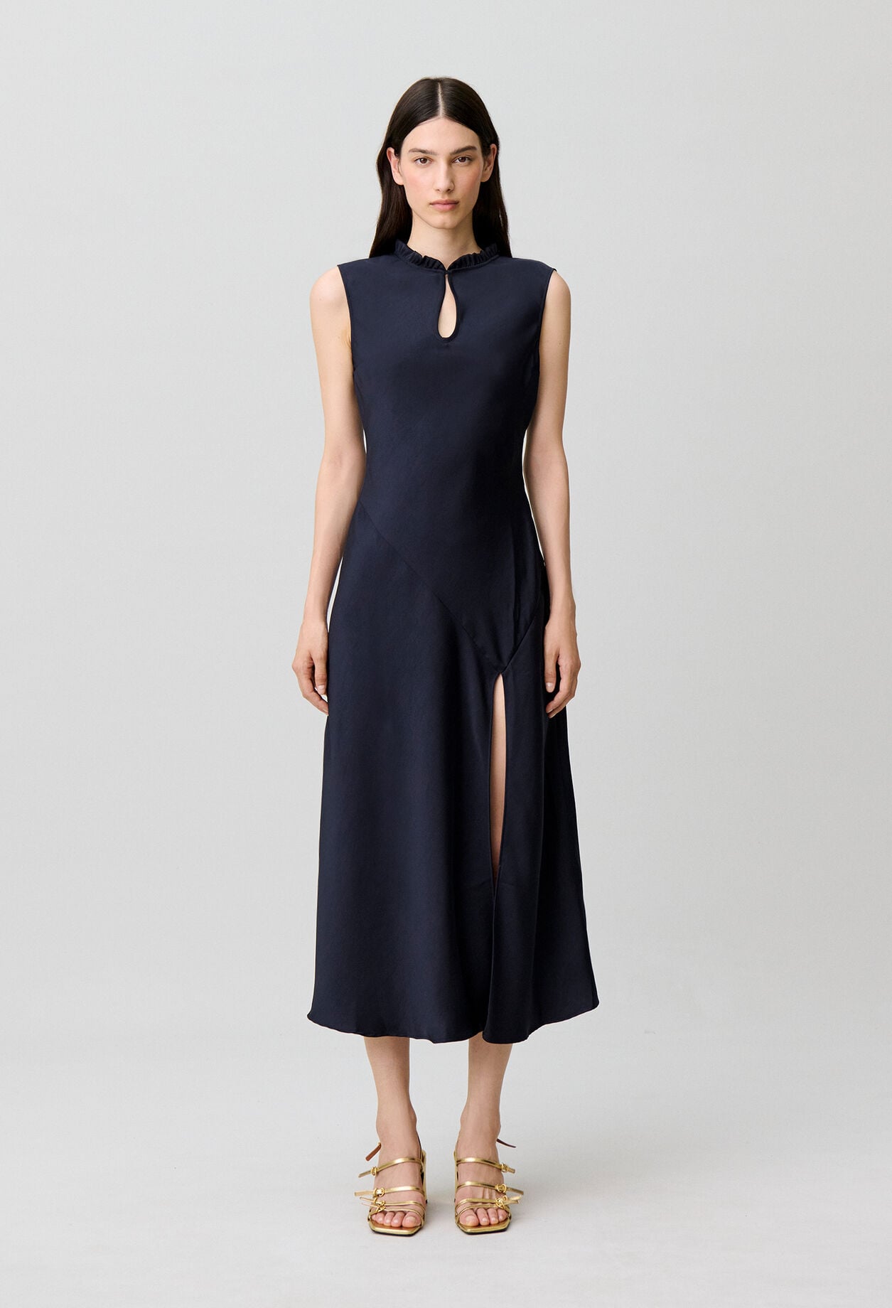 Robe midi fluide
